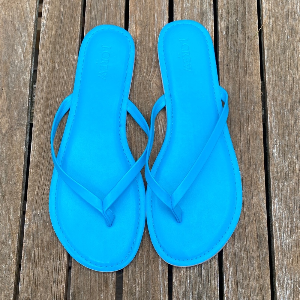J. Crew Women's Vibrant Blue Sandals